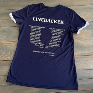 Rare Penn State Linebacker List Ladies V T-Shirt Nittany Lions Medium (F8)